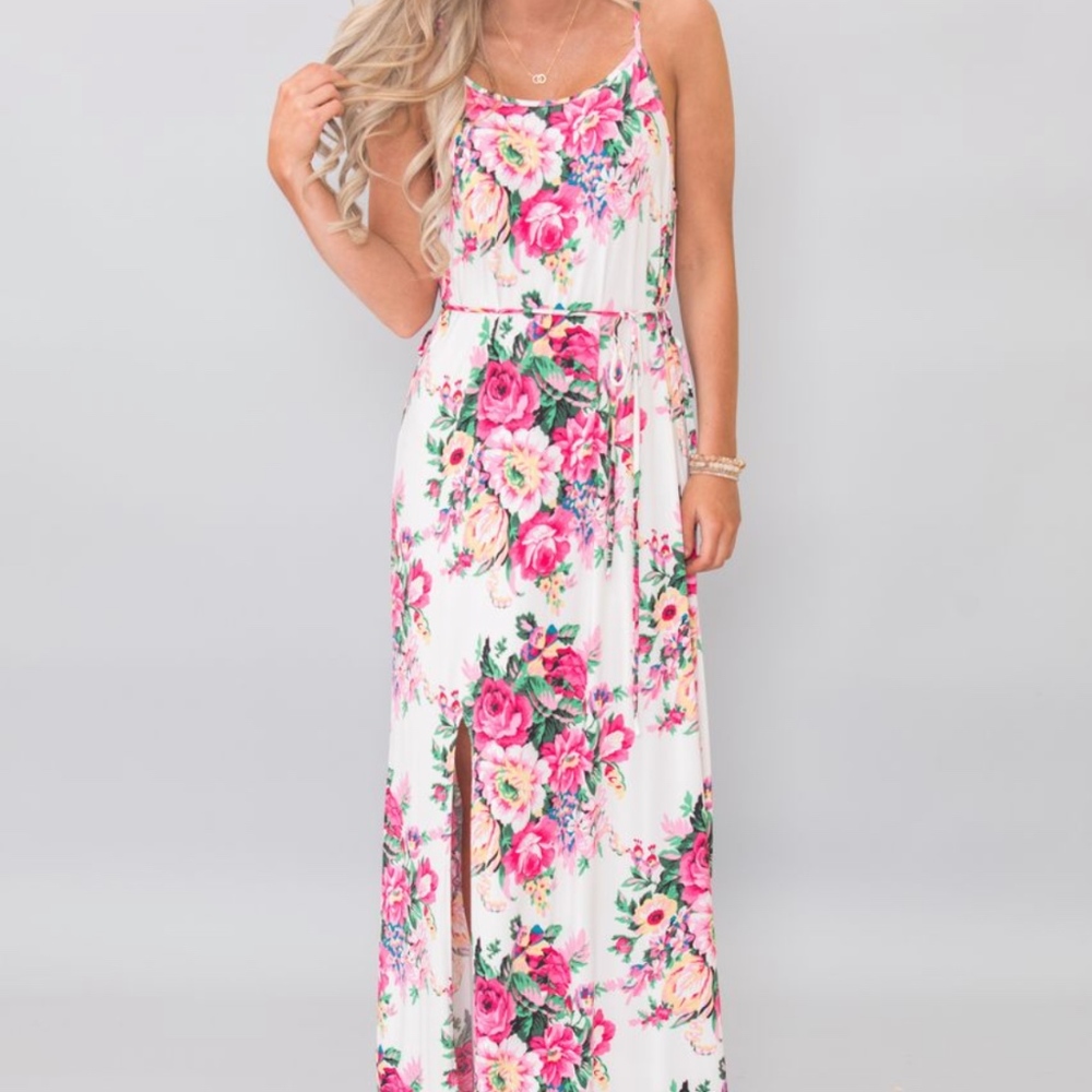 Pink Lily Maxi Dress